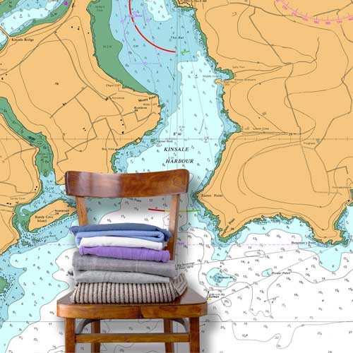 Nautical Chart Mural