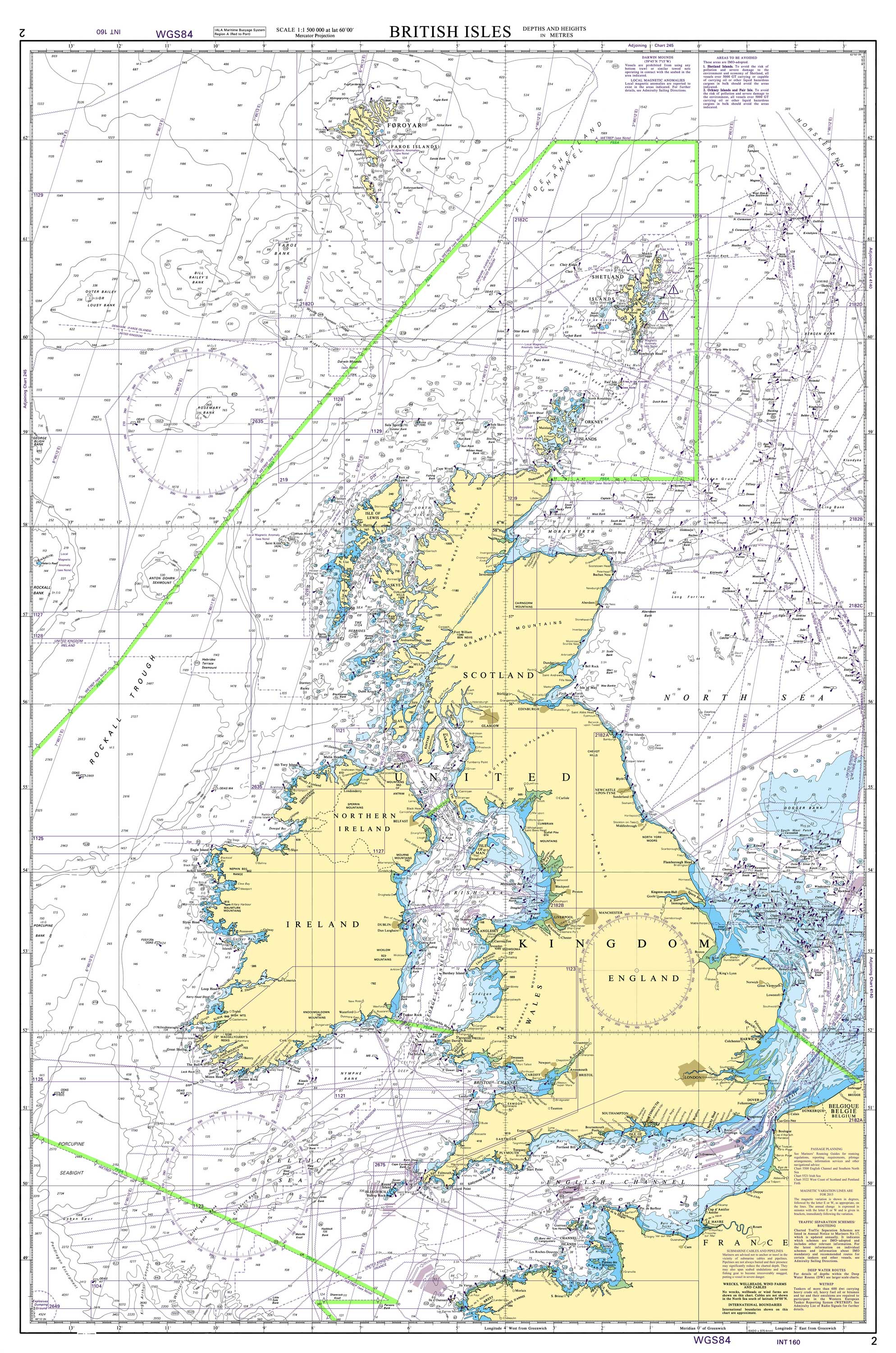 British Islands Nautical Charts