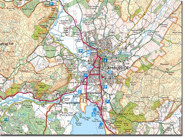 Ordnance Survey Explorer 1:25 000 Map Poster