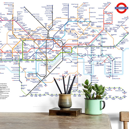 London Underground Tube Map Poster
