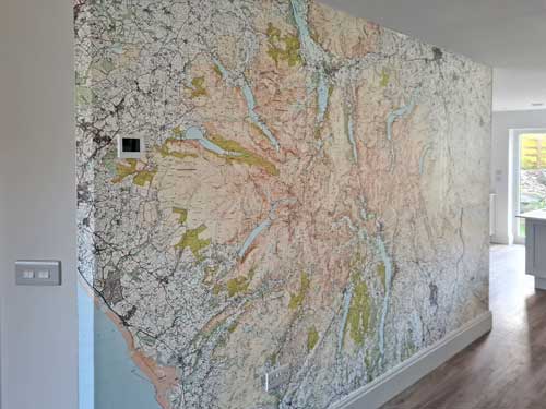 OS 25k Map Mural