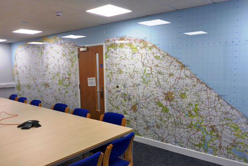 Ordnance Survey 1:50,000 wallpaper map