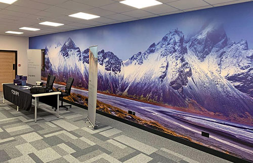 Mountain Scene Photo Mural