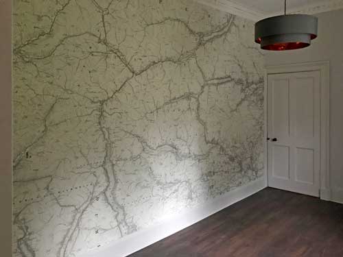 Historic OS map wallpaper