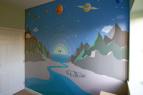 Nursery Cartoon Wall mural - Dan Addison