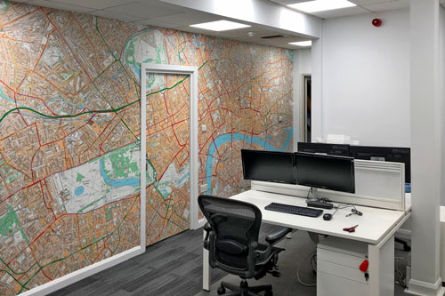 Ordnance Survey Local 1:10000 wallpaper map