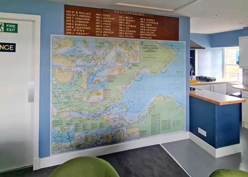 Firth of Forth Nautical Chart wallpaper