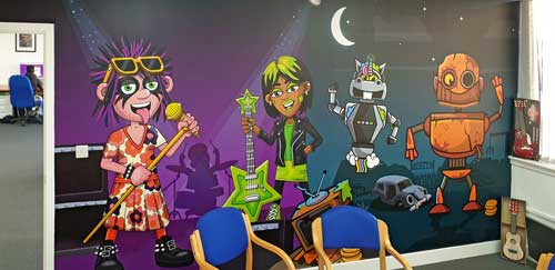 Artwork design mural