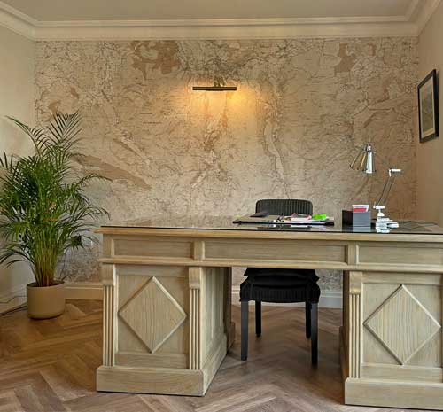 Explorer Map Wallpaper for office