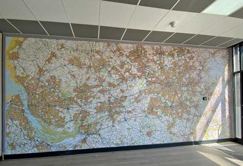 Ordnance Survey Regional 1:250 000 map wallpaper