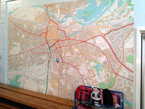 Historic Map Wallpaper School Project