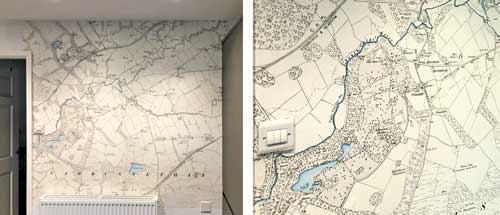 Historic Ordnance Survey map wallpaper of Scotland