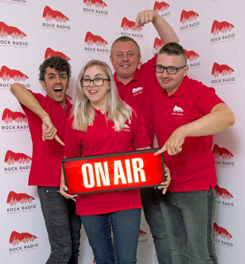 Rock Radio wallpaper mural background