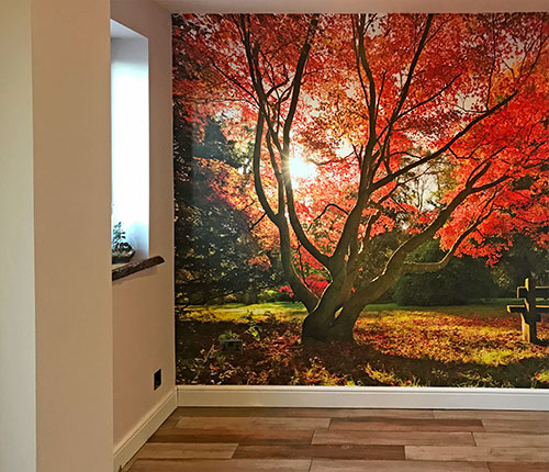 Autumn Leaves Photo Mural