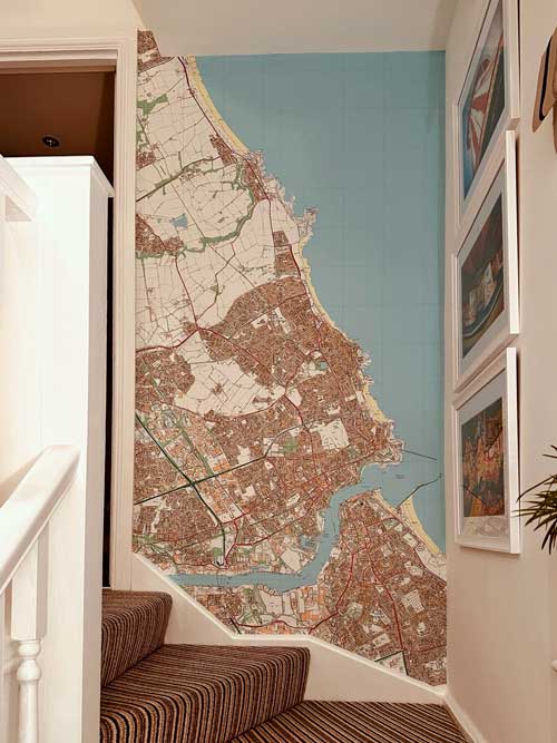 OS Explorer Map Wallpaper for stairway