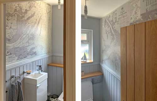 Nautical Chart wallpaper mural