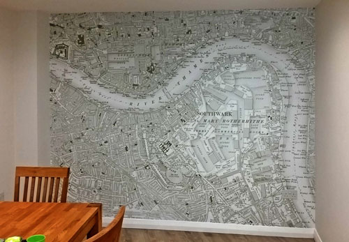 Ordnance Survey Historic Map Wallpaper