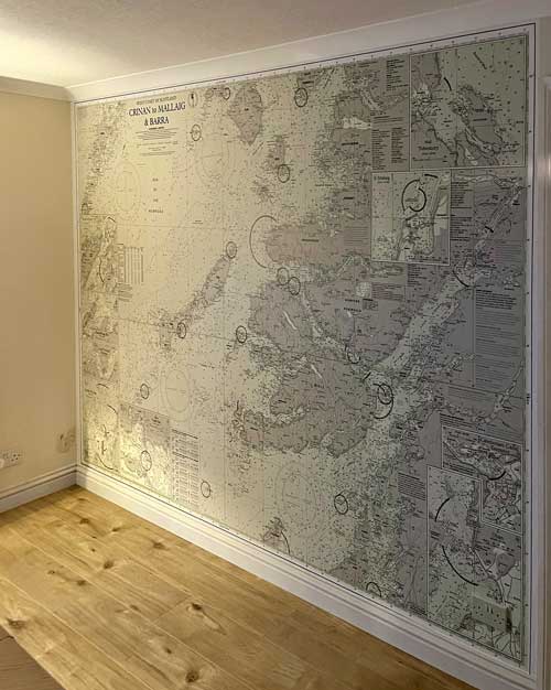  Crinan to Mallaig Nautical Chart wallpaper