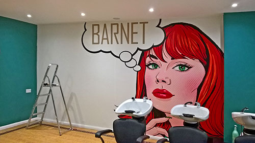 Vector Graphic Wallpaper Mural