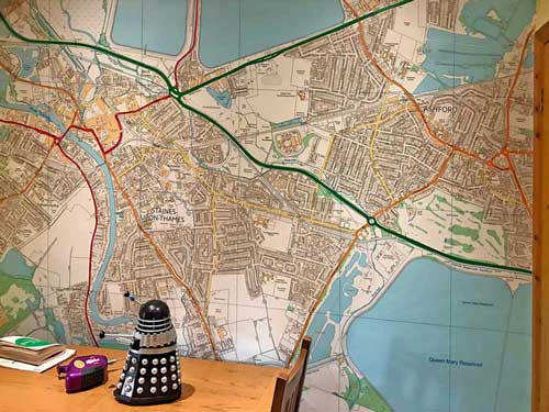 Carole Knight Map Wallpaper