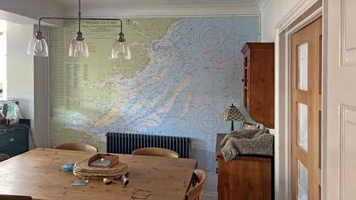 UK Admiralty Nautical Chart - Thames Estuary