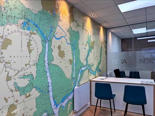 UK Admiralty Nautical Chart - Hayling Island