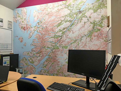 Outward Bound Trust Ordnance Survey Map Wallpaper