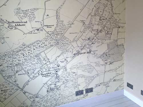 Historic OS map wallpaper