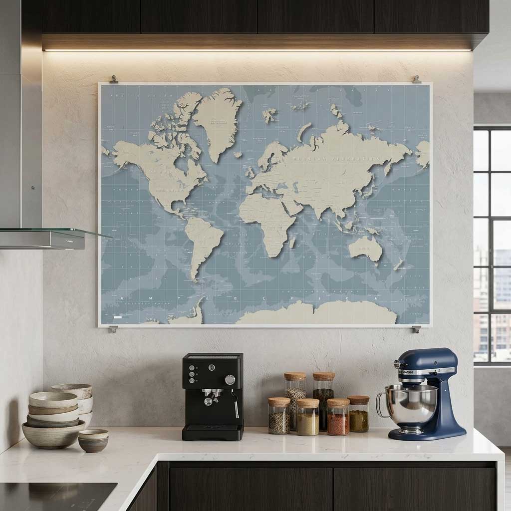 World Map Poster Prints